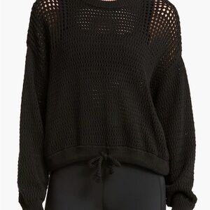 Sweaty Betty Black Knit Sweater